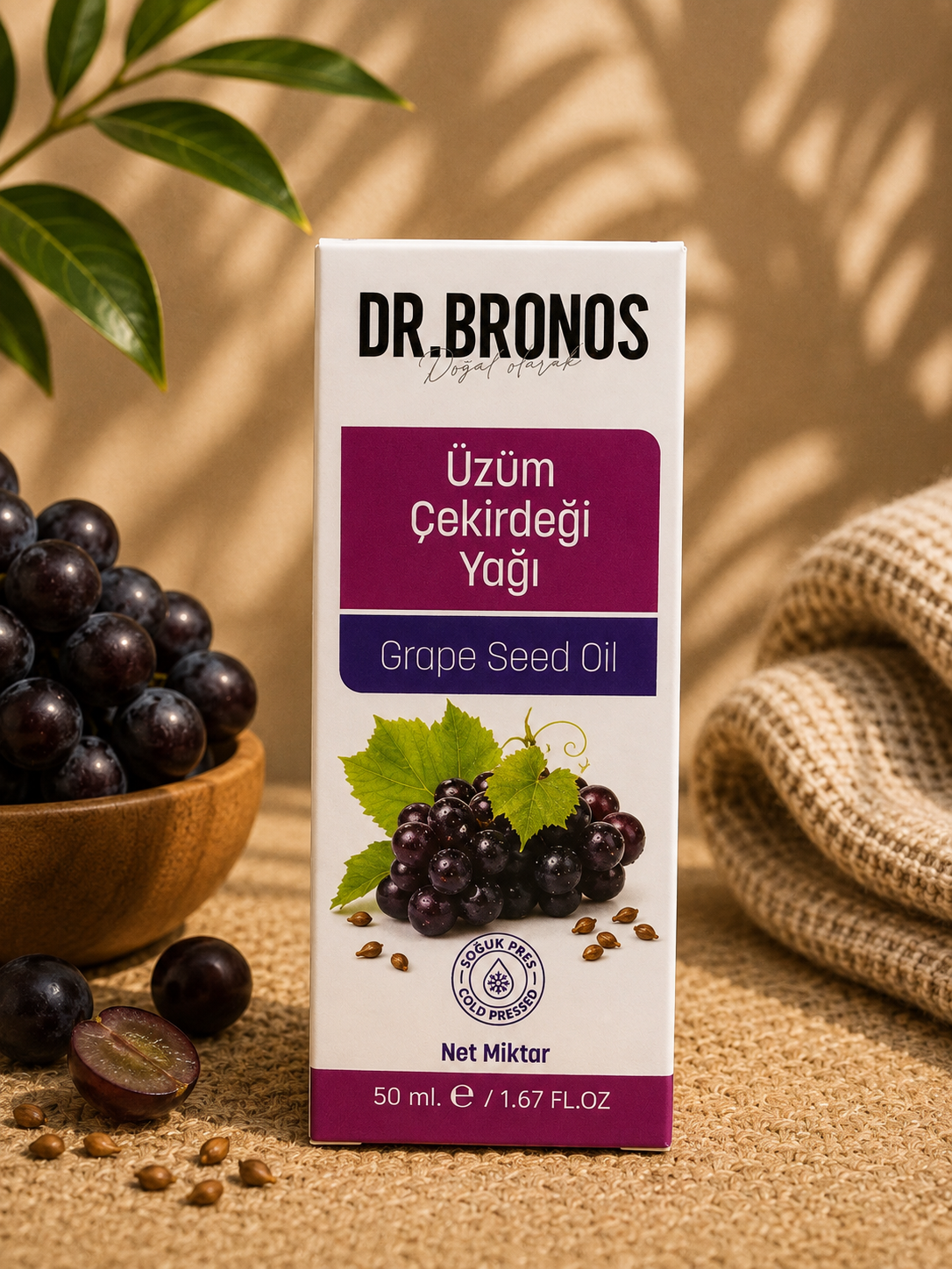 ÜZÜM ÇEKİREĞİ YAĞI ( SOĞUK PRES ) 50 ML