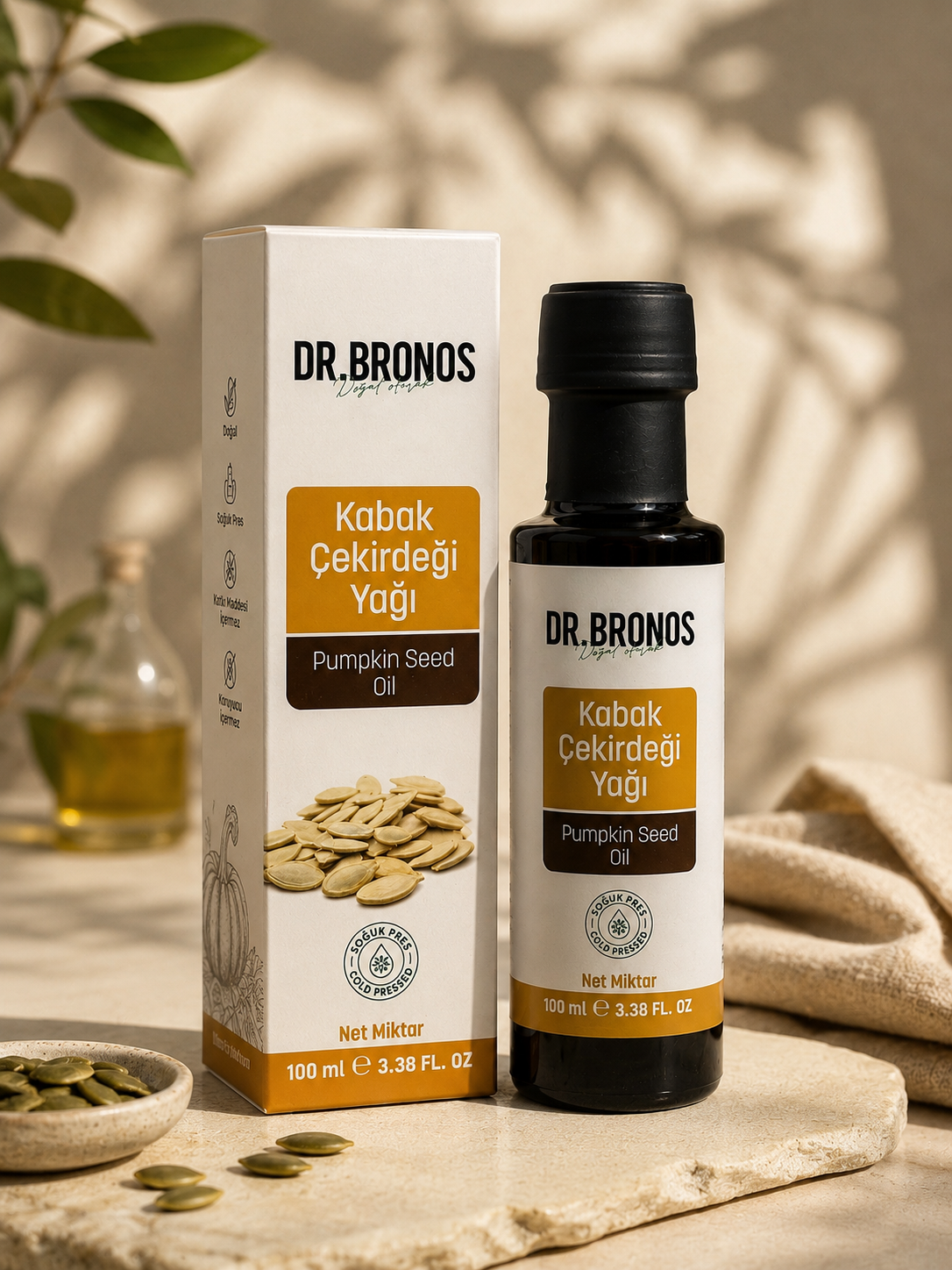 KABAK ÇEKİRDEĞİ YAĞI ( SOĞUK PRES ) 100 ML